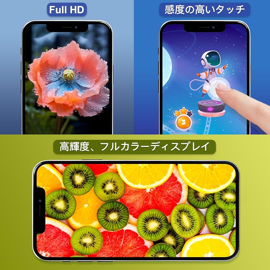 Amazon.co.jp: Brinonac iPhone 12/12 pro 液晶パネル 画面交換